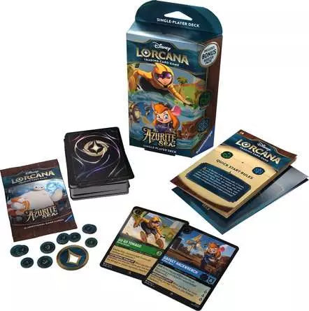 Disney Lorcana: Azurite Sea Starter Deck (Emerald & Sapphire)