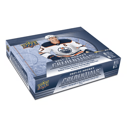 2021-22 Upper Deck Credentials Hockey Hobby Box