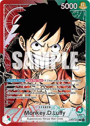 One Piece Card Game: Monkey.D.Luffy (003) (Parallel) card image