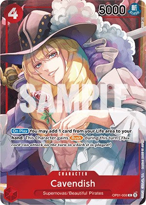 One Piece Card Game: Cavendish (Box Topper) card image