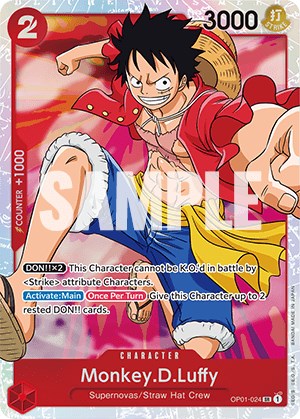 One Piece Card Game: Monkey.D.Luffy (024) card image