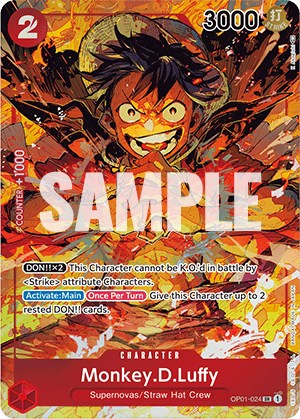 One Piece Card Game: Monkey.D.Luffy (024) (Parallel) card image