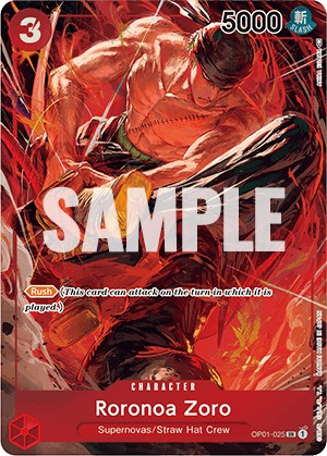 One Piece Card Game: Roronoa Zoro (025) (Parallel) card image