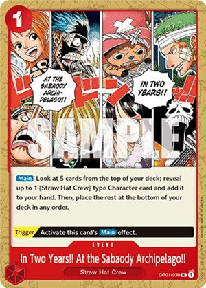 One Piece Card Game: In Two Years!! At the Sabaody Archipelago!! card image