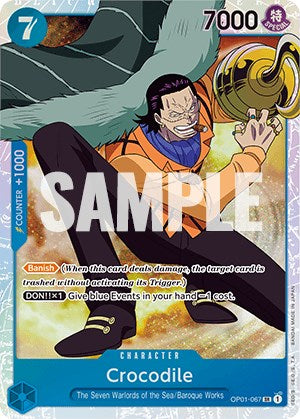 One Piece Card Game: Crocodile (067) card image