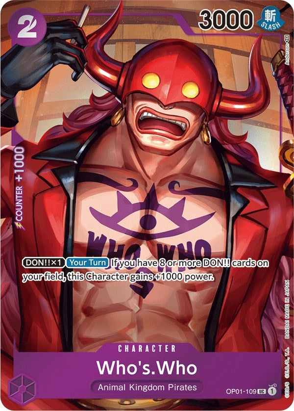 One Piece Card Game: Who's.Who (Box Topper) card image