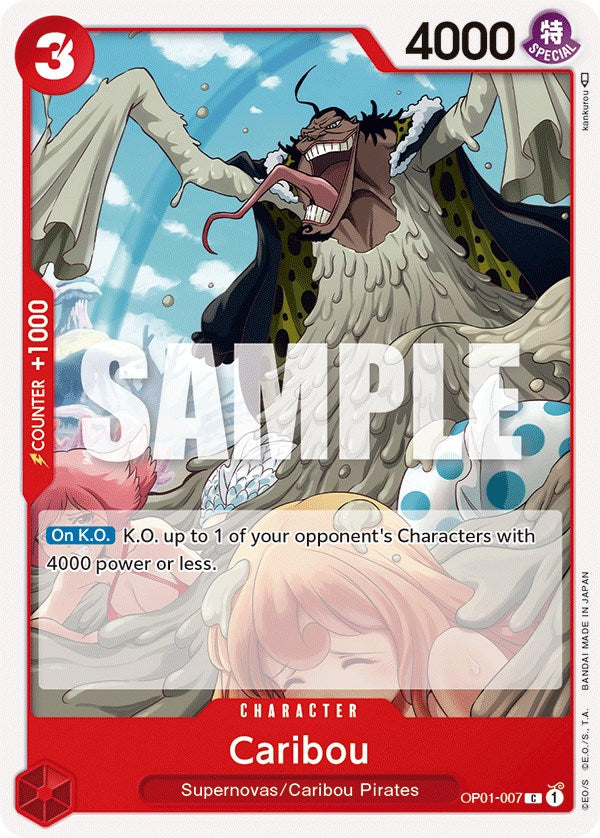 One Piece Card Game: Caribou card image