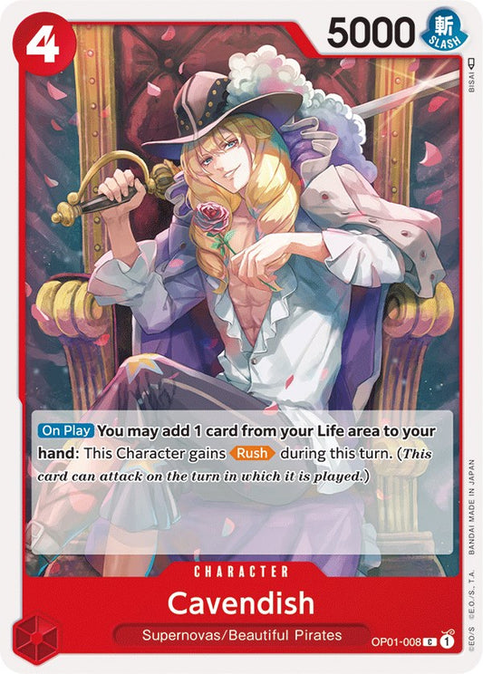 One Piece Card Game: Cavendish card image