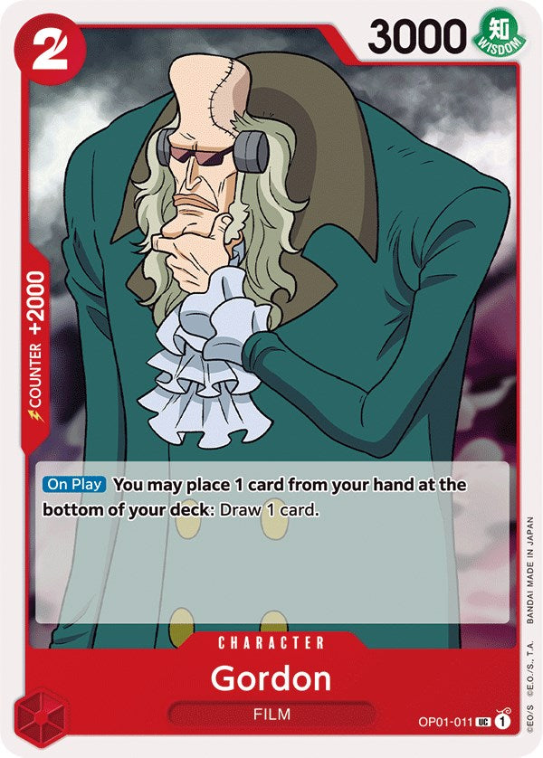 One Piece Card Game: Gordon card image