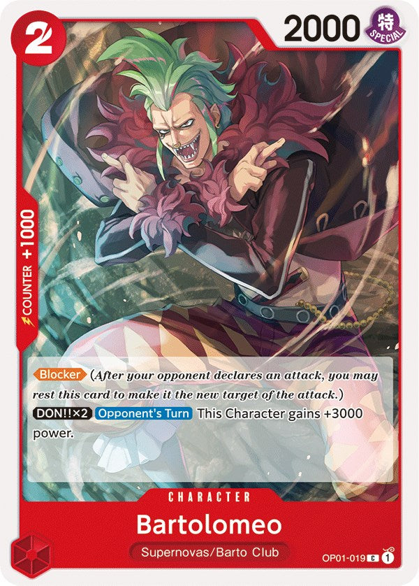 One Piece Card Game: Bartolomeo card image