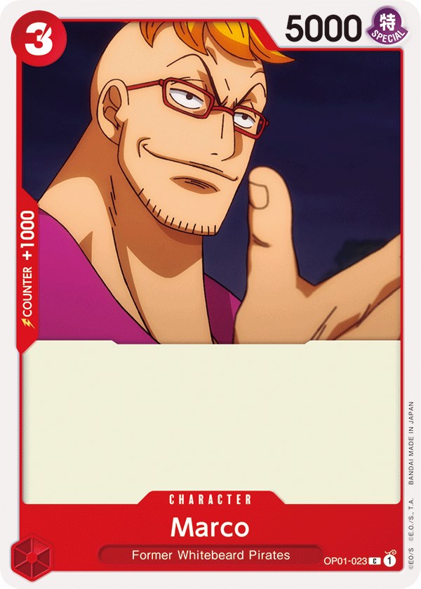 One Piece Card Game: Marco card image