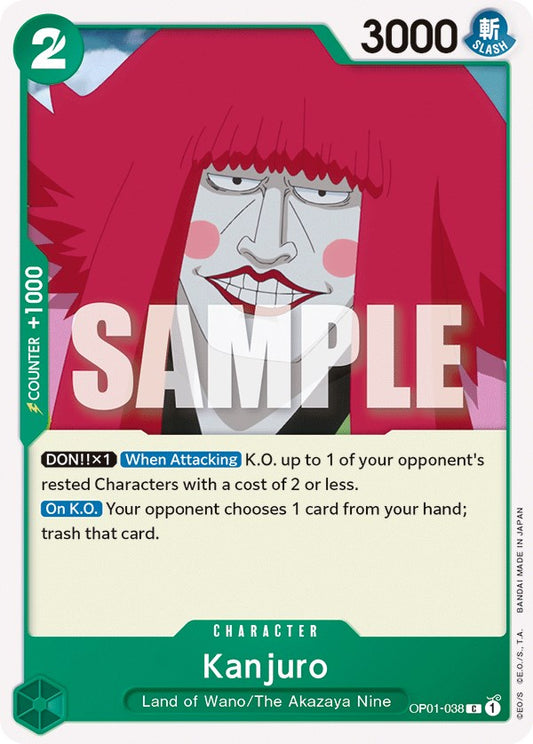 One Piece Card Game: Kanjuro card image