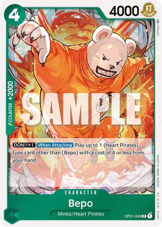 One Piece Card Game: Bepo card image