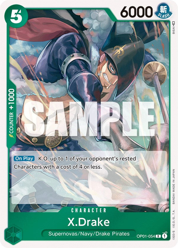 One Piece Card Game: X.Drake (054) card image