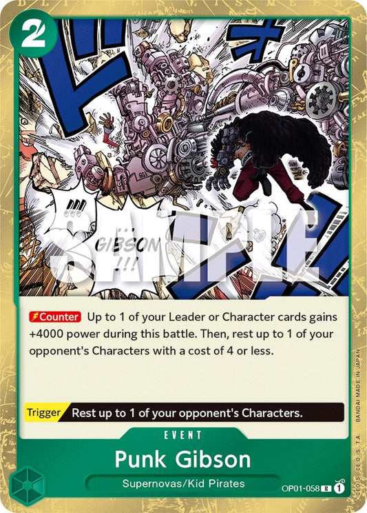 One Piece Card Game: Punk Gibson card image