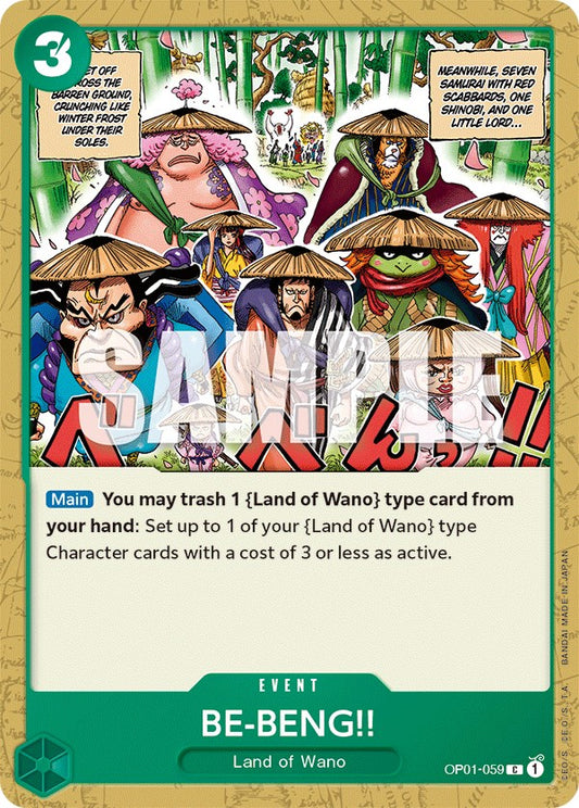 One Piece Card Game: BE-BENG!! card image