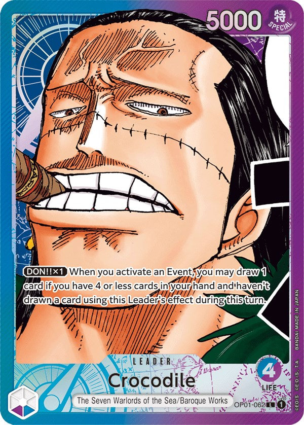 One Piece Card Game: Crocodile (062) (Parallel) card image