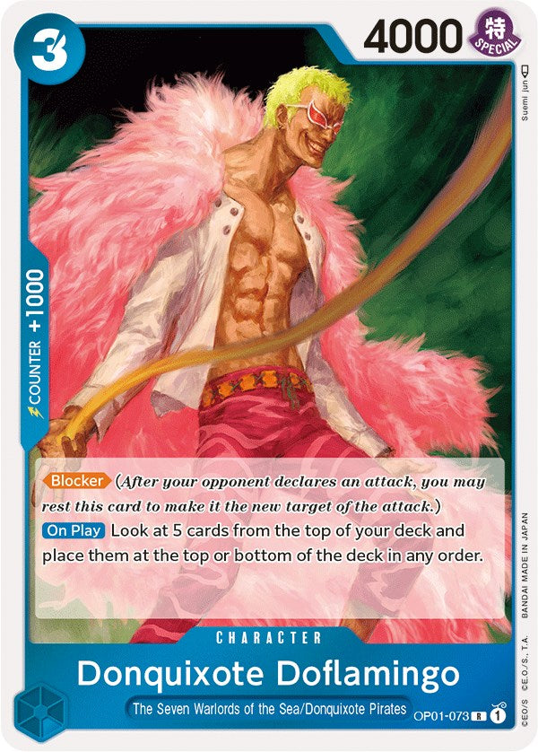 One Piece Card Game: Donquixote Doflamingo (073) card image