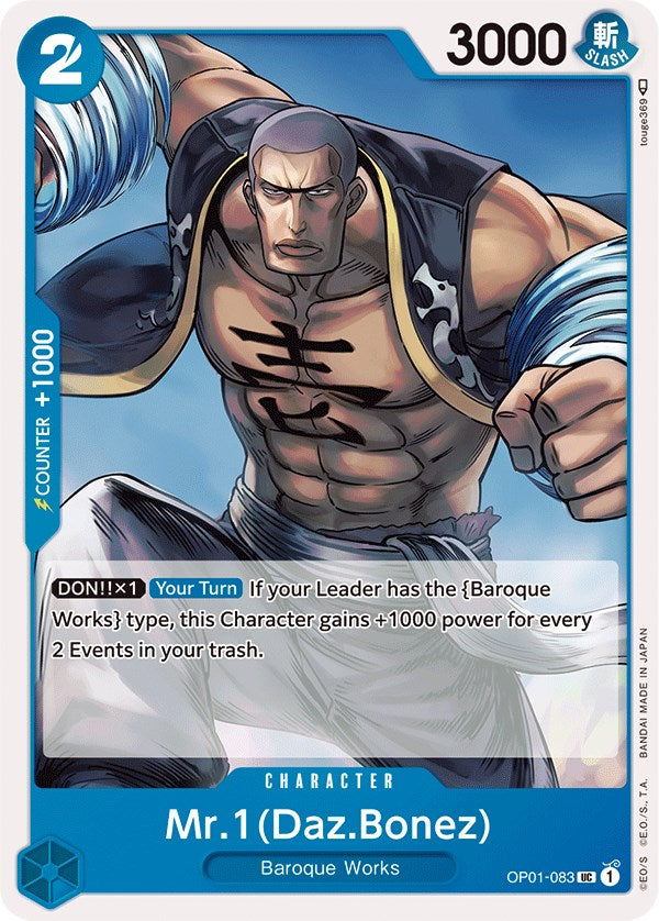 One Piece Card Game: Mr.1 (Daz.Bonez) card image