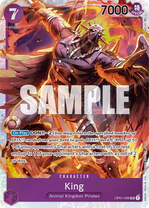 One Piece Card Game: King (096) card image