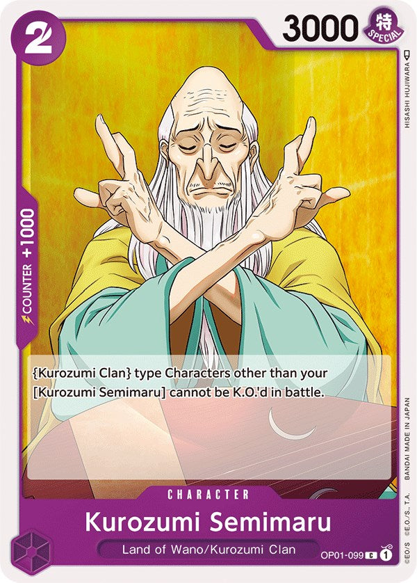 One Piece Card Game: Kurozumi Semimaru card image