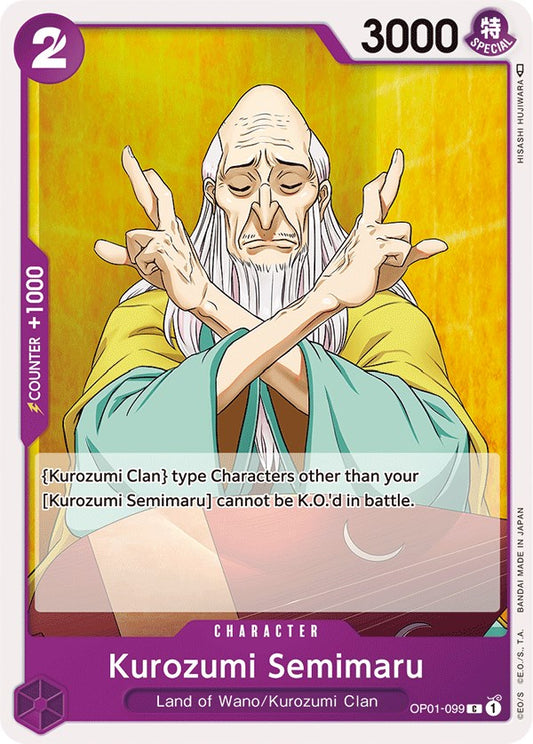 One Piece Card Game: Kurozumi Semimaru card image