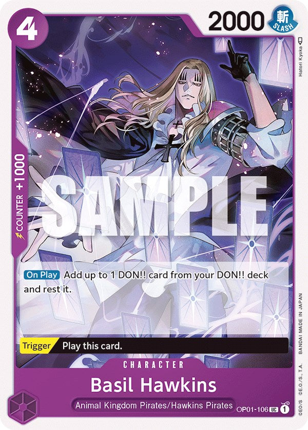 One Piece Card Game: Basil Hawkins card image