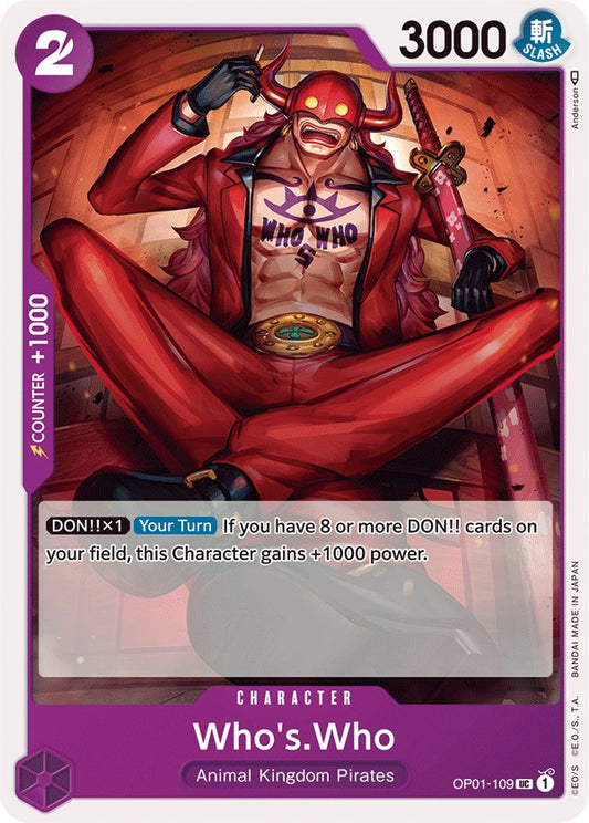 One Piece Card Game: Who's.Who card image