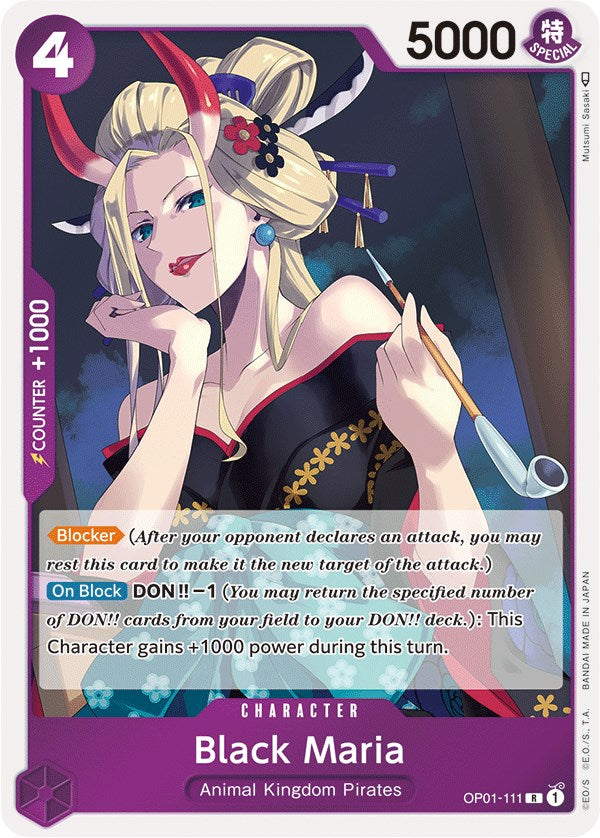 One Piece Card Game: Black Maria card image