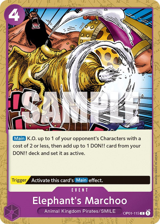 One Piece Card Game: Elephant's Marchoo card image