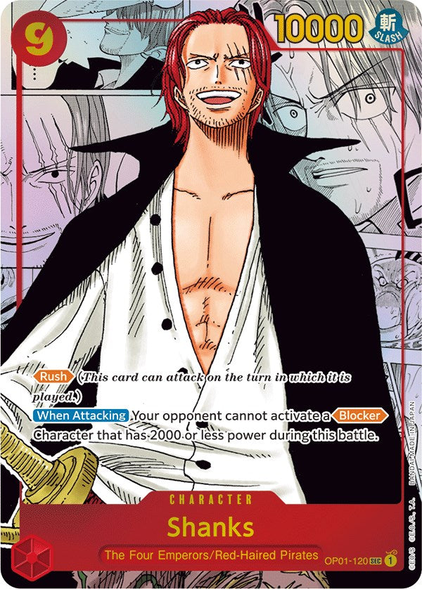 One Piece Card Game: Shanks (Parallel) (Alternate Art) card image