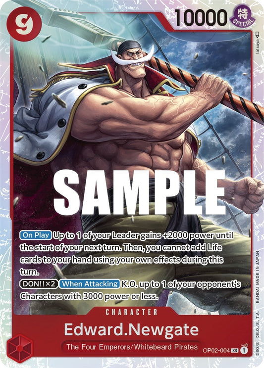 One Piece Card Game: Edward.Newgate (004) card image