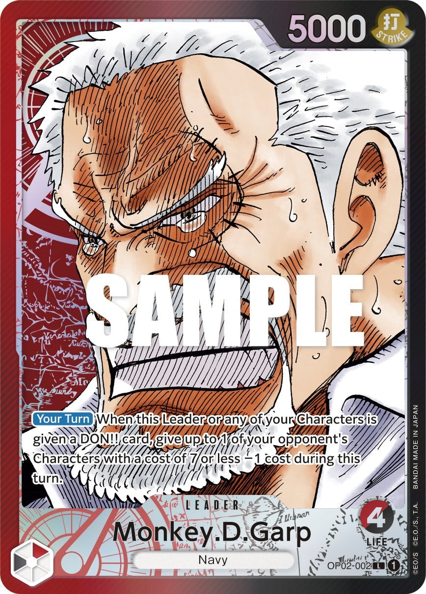 One Piece Card Game: Monkey.D.Garp (002) (Alternate Art) card image