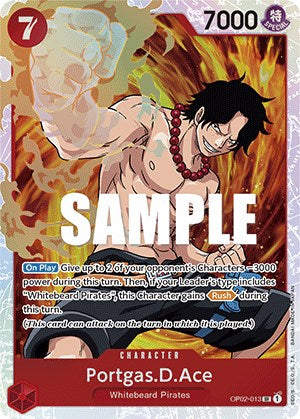 One Piece Card Game: Portgas.D.Ace card image