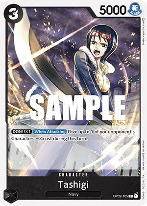 One Piece Card Game: Tashigi card image