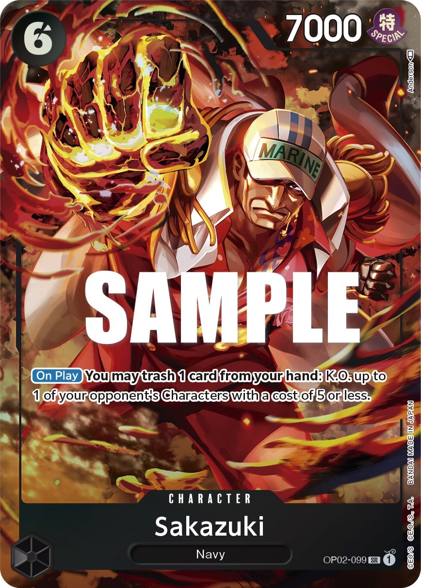 One Piece Card Game: Sakazuki (Alternate Art) card image