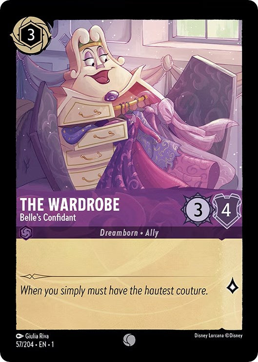 Disney Lorcana: The Wardrobe - Belle's Confidant card image