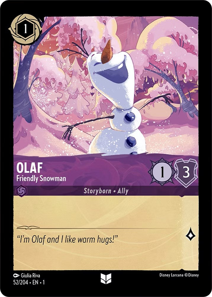 Disney Lorcana: Olaf - Friendly Snowman card image