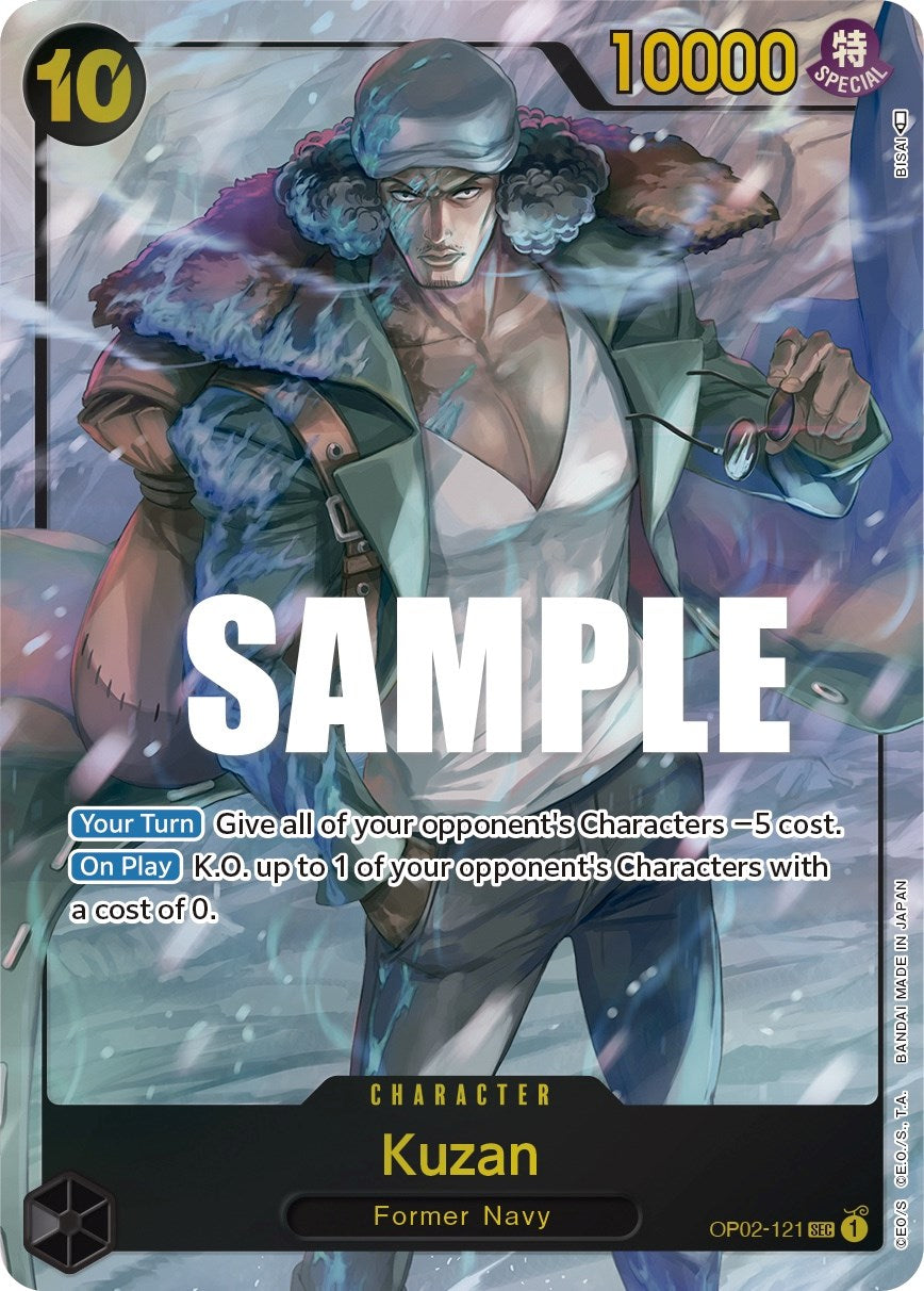 One Piece Card Game: Kuzan (121) (Alternate Art) card image