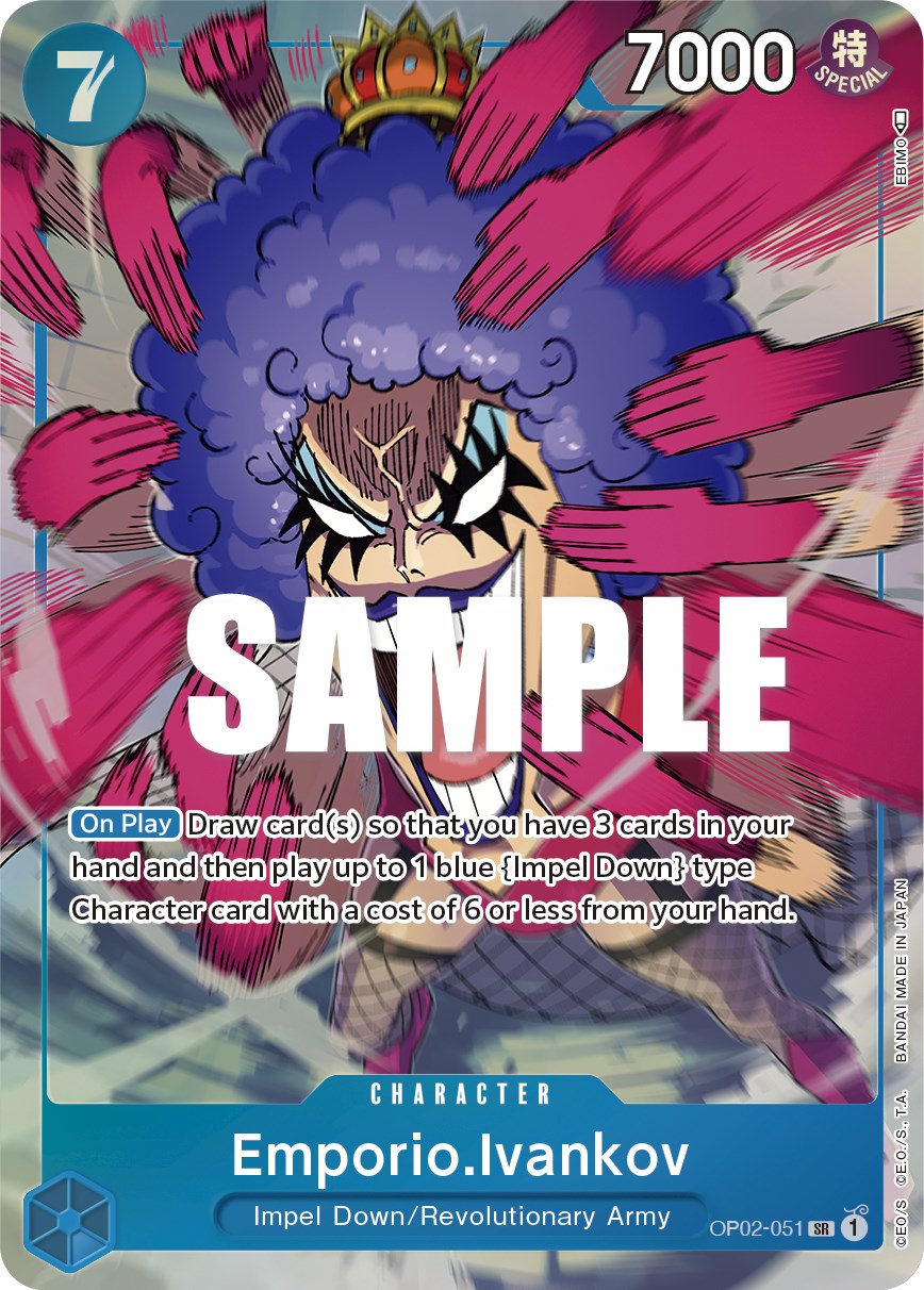 One Piece Card Game: Emporio.Ivankov (051) (Alternate Art) card image