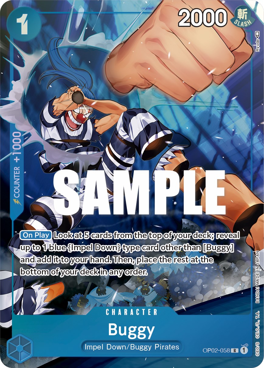 One Piece Card Game: Buggy (Alternate Art) card image