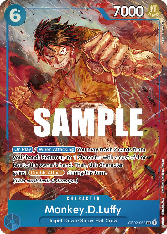 One Piece Card Game: Monkey.D.Luffy (062) (Alternate Art) card image