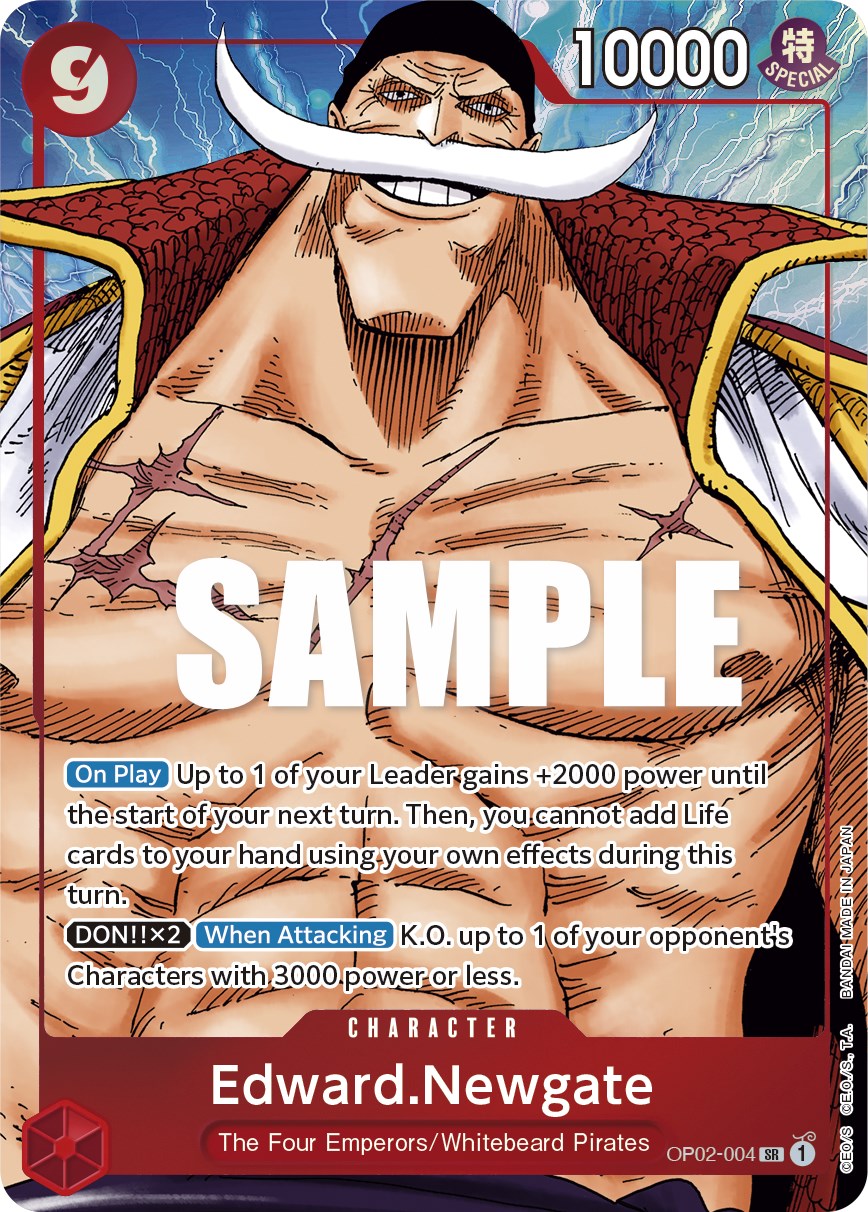 One Piece Card Game: Edward.Newgate (004) (Alternate Art) card image