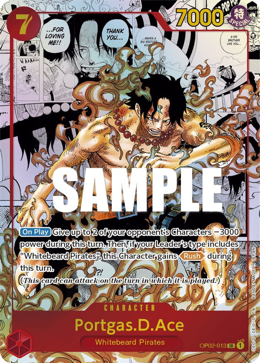 One Piece Card Game: Portgas.D.Ace (Parallel) (Alternate Art) card image