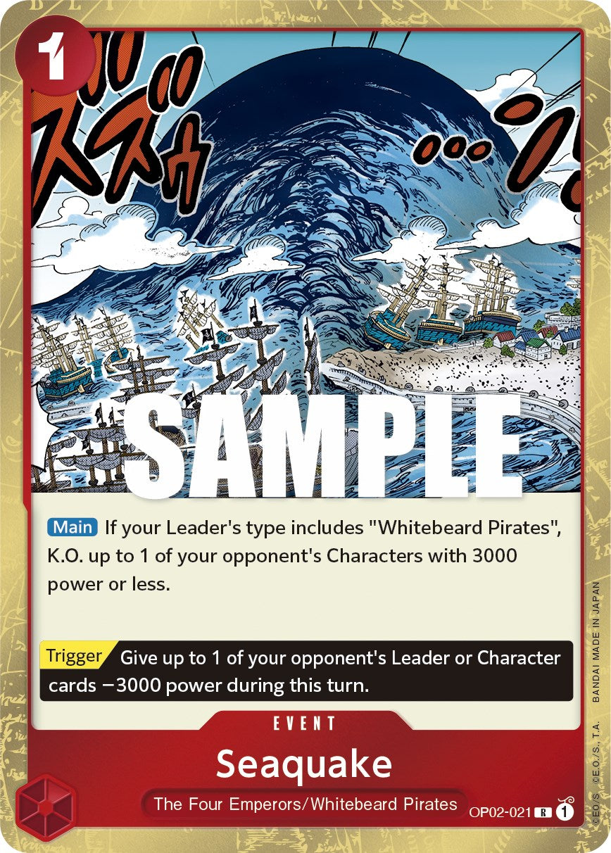 One Piece Card Game: Seaquake card image