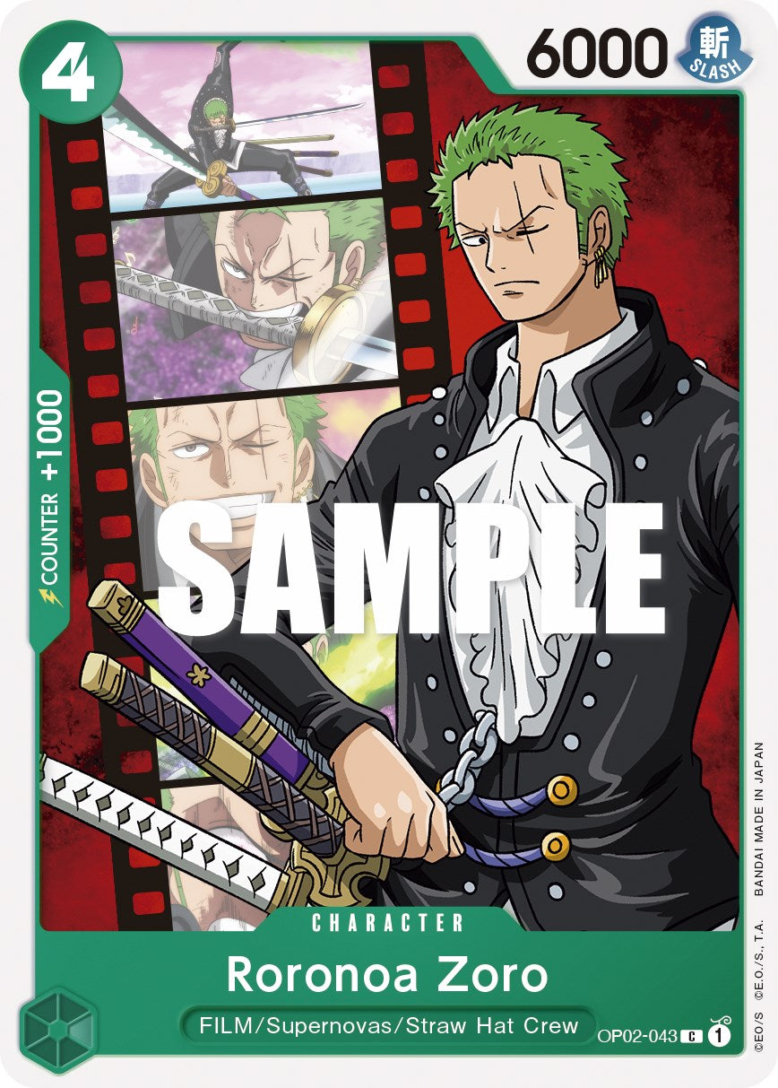 One Piece Card Game: Roronoa Zoro card image