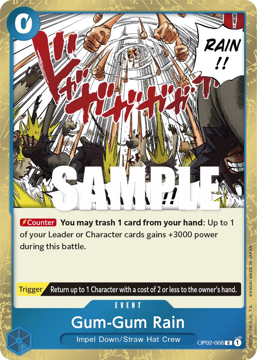 One Piece Card Game: Gum-Gum Rain card image