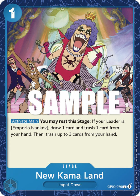 One Piece Card Game: New Kama Land card image