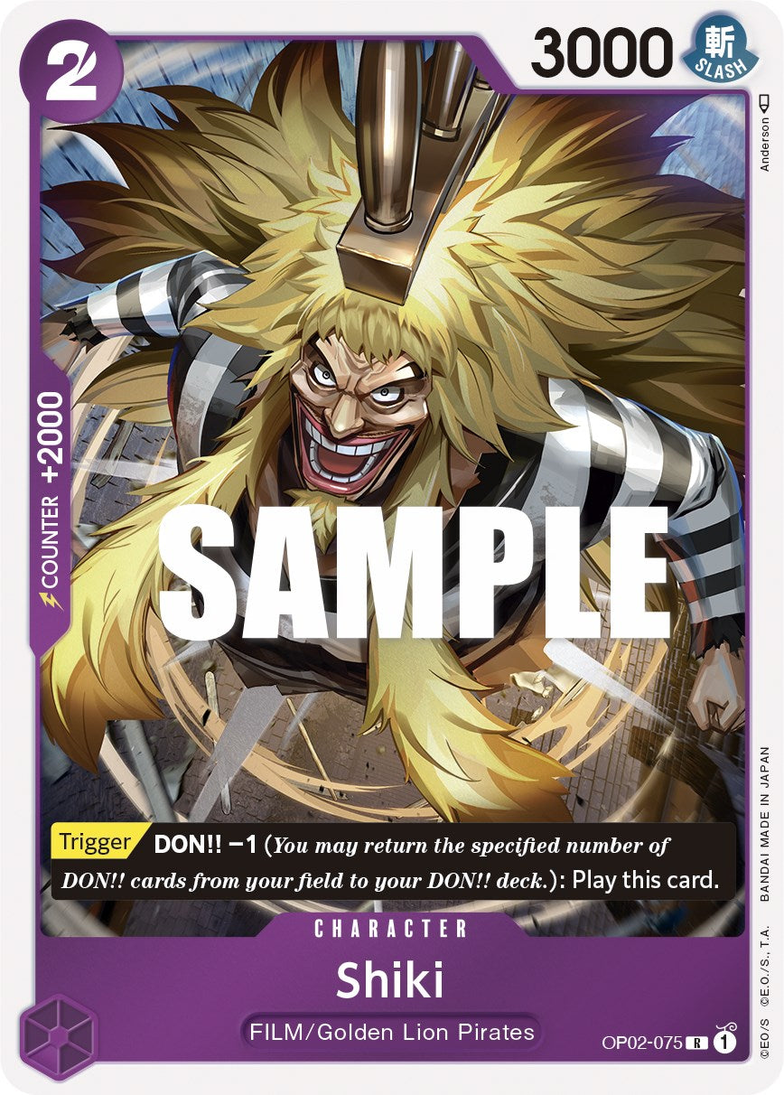 One Piece Card Game: Shiki card image