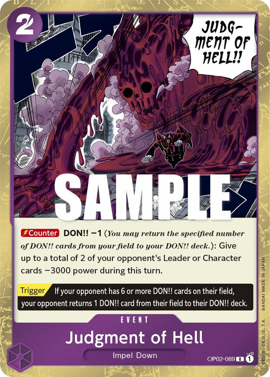 One Piece Card Game: Judgment of Hell card image